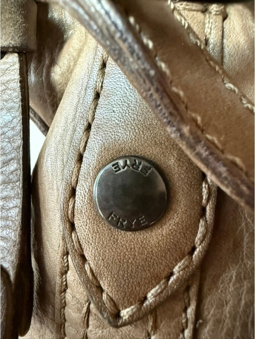 Frye Melissa Medium Crossbody Satchel – Genuine Distressed Leather - Picture 2 of 6
